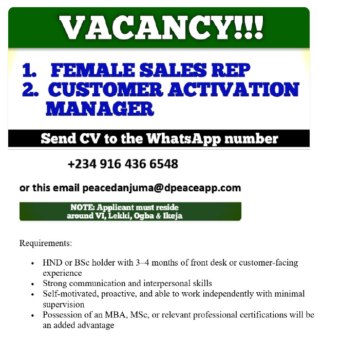 Vacancy
